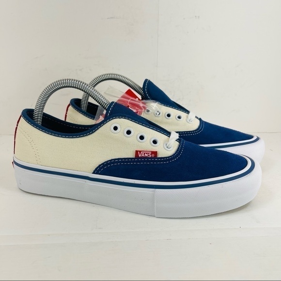 Vans Authentic Pro Stv Navy/ Classic White Women Size 9